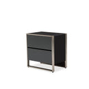 Michael Amini Metro Lights 2-Drawer Nightstand 9010040-809 IMAGE 1