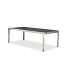 Michael Amini Dining Table with Glass Top 9010000-809 IMAGE 1