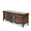 Michael Amini Platine de Royale TV Stand with Cable Management 09098-229 IMAGE 1