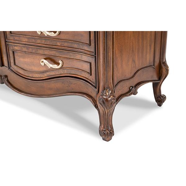 Michael Amini Platine de Royale TV Stand with Cable Management 09098-229 IMAGE 2