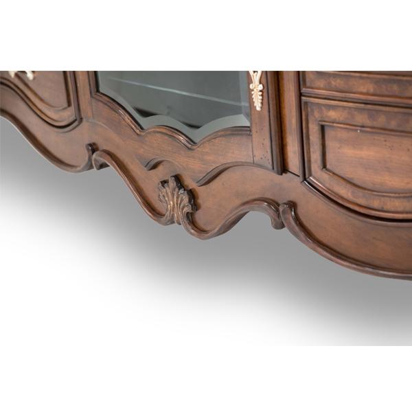Michael Amini Platine de Royale TV Stand with Cable Management 09098-229 IMAGE 3