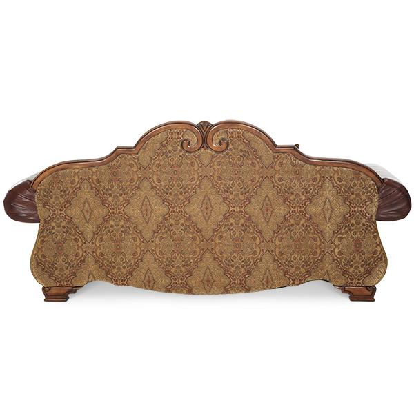 Michael Amini Tuscano Stationary Leather/Fabric Sofa 34915-SPICE-26 IMAGE 3