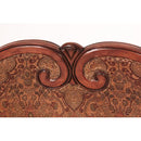 Michael Amini Tuscano Stationary Leather/Fabric Sofa 34915-SPICE-26 IMAGE 4