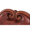 Michael Amini Tuscano Stationary Leather/Fabric Sofa 34915-SPICE-26 IMAGE 5