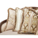 Michael Amini Villa Di Como Stationary Fabric Sofa 9053815-CREAM-115 IMAGE 10