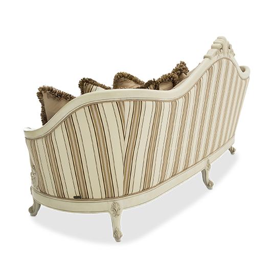 Michael Amini Villa Di Como Stationary Fabric Sofa 9053815-CREAM-115 IMAGE 7