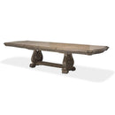 Michael Amini Villa Di Como Heritage Dining Table with Trestle Base 9053002-207 IMAGE 1