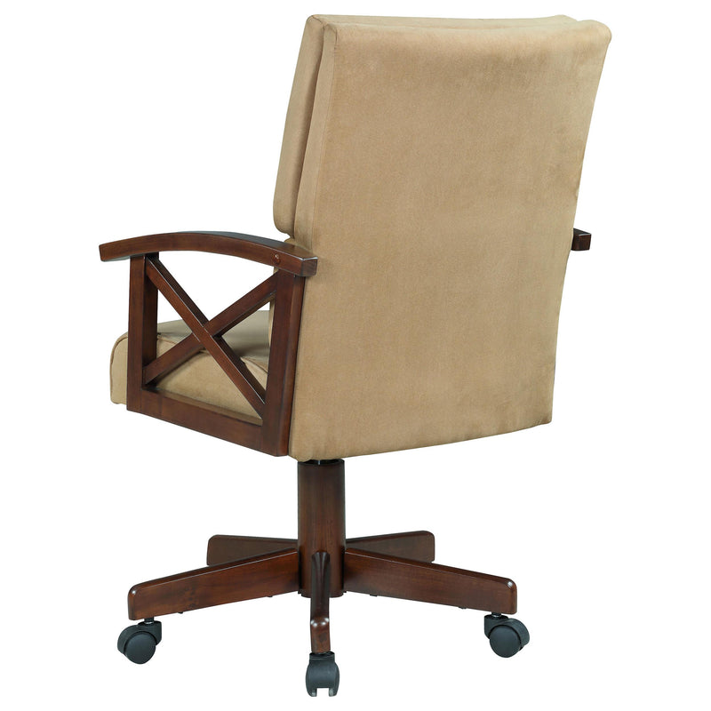 Coaster Furniture Marietta 100172 Upholstered Swivel Dining and Game Chair - Tobacco IMAGE 5