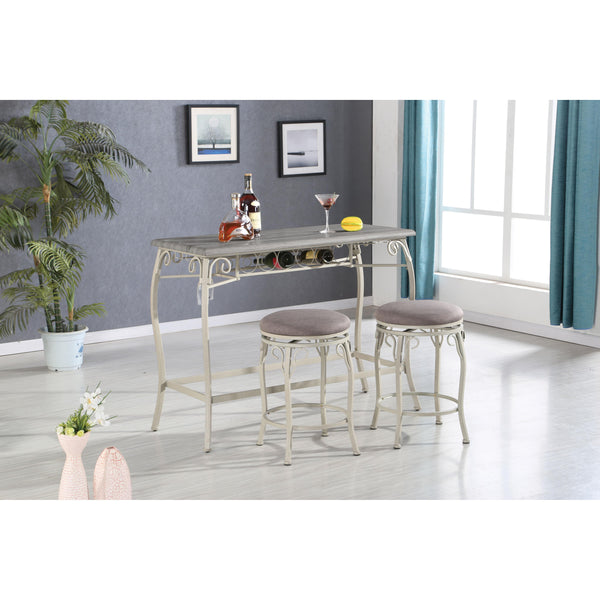 Acme Furniture Irmeda 3 pc Counter Height Dinette 72520 IMAGE 1