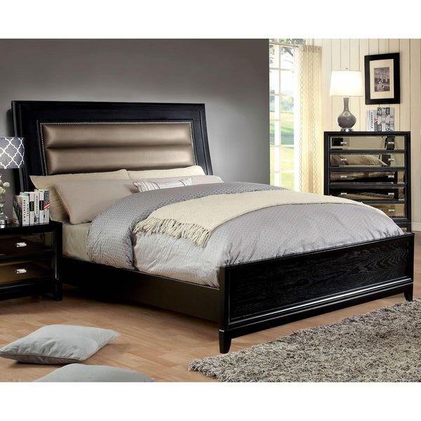 Furniture of America Golva King Upholstered Panel Bed CM7295EK-BED IMAGE 1