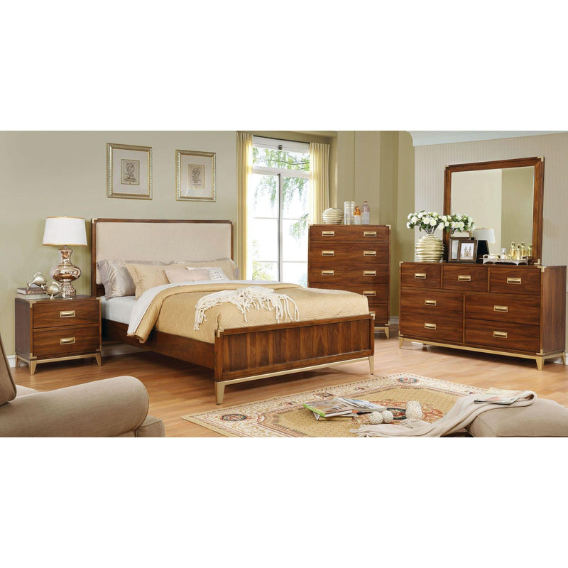 Furniture of America Tychus California King Upholstered Panel Bed CM7559F-CK-BED IMAGE 4