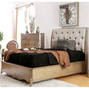 Furniture of America Celine King Upholstered Panel Bed CM7432EK-BED IMAGE 1