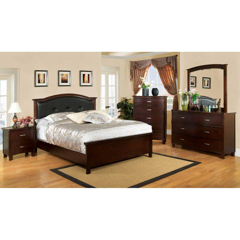 Furniture of America Crest View King Upholstered Bed CM7599EK-BED IMAGE 2
