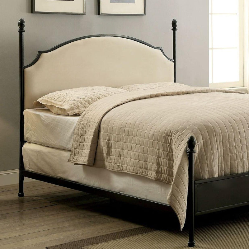 Furniture of America Sinead Twin Upholstered Poster Bed CM7420T IMAGE 3