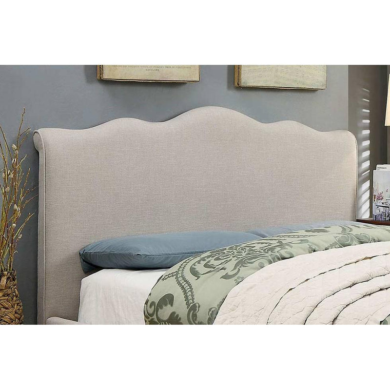 Furniture of America Rolanda California King Upholstered Panel Bed CM7722CK-BED IMAGE 2