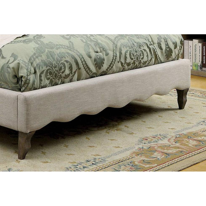Furniture of America Rolanda California King Upholstered Panel Bed CM7722CK-BED IMAGE 3