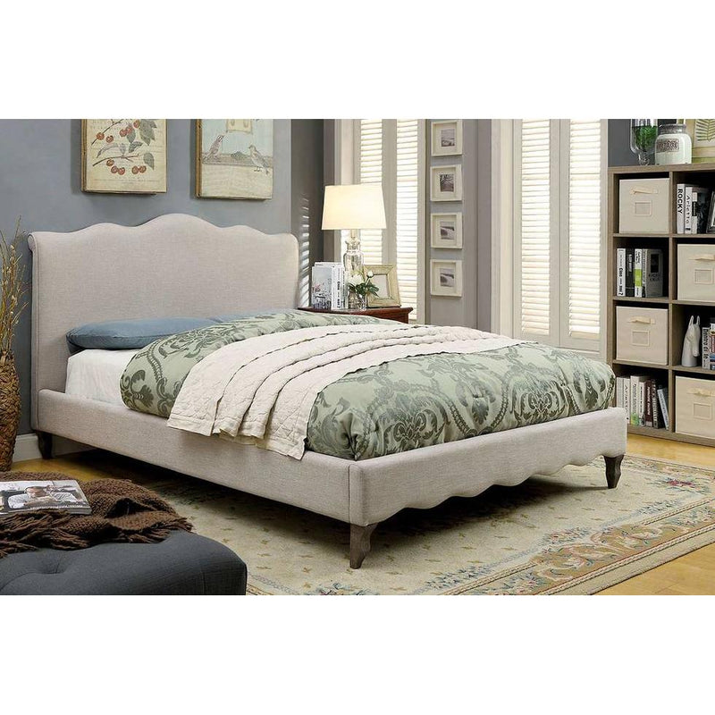 Furniture of America Rolanda California King Upholstered Panel Bed CM7722CK-BED IMAGE 4