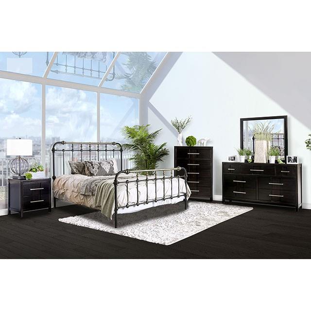 Furniture of America Riana Twin Platform Bed CM7733T IMAGE 2