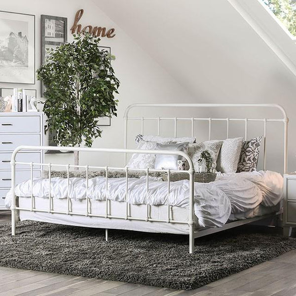 Furniture of America Iria CM7701WH-CK California King Bed IMAGE 1