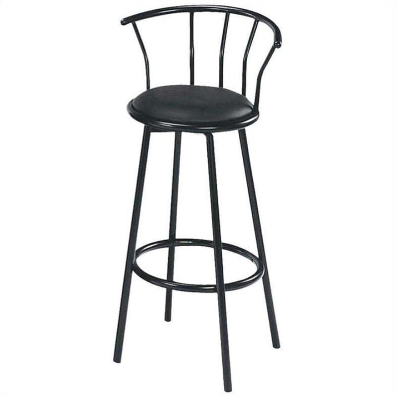 Acme Furniture Cucina Counter Height Stool 02046BK IMAGE 1