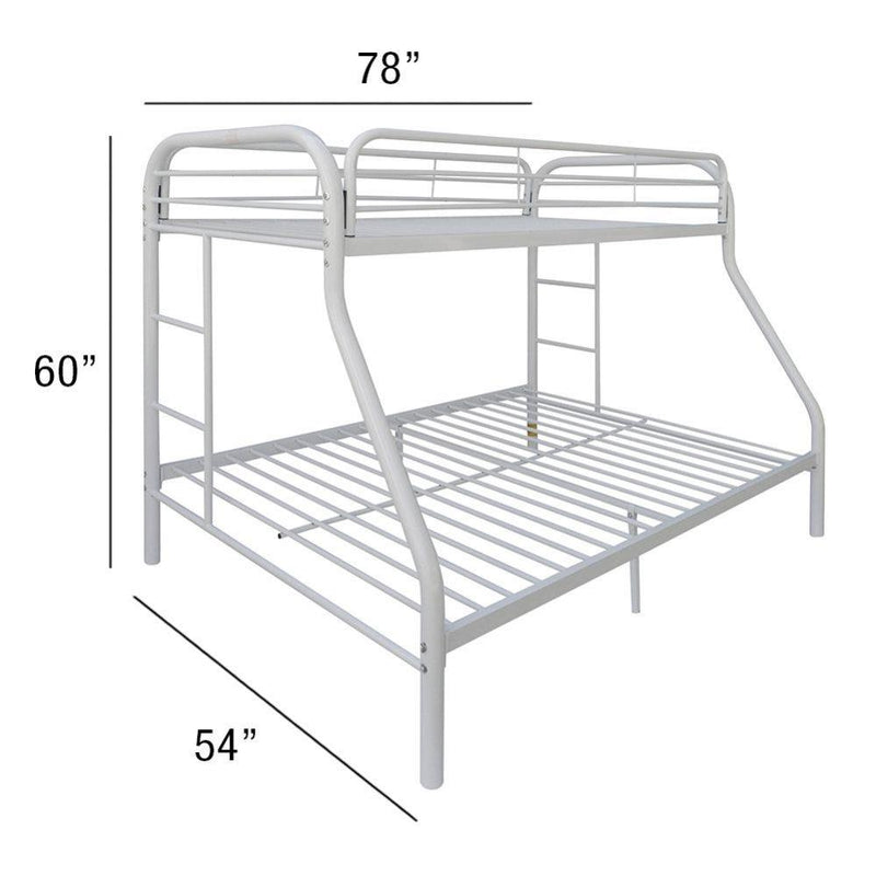 Acme Furniture Tritan 02053WH Twin/Full Bunk Bed IMAGE 5