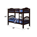 Acme Furniture Heartland 02554 Twin/Twin Bunk Bed IMAGE 7