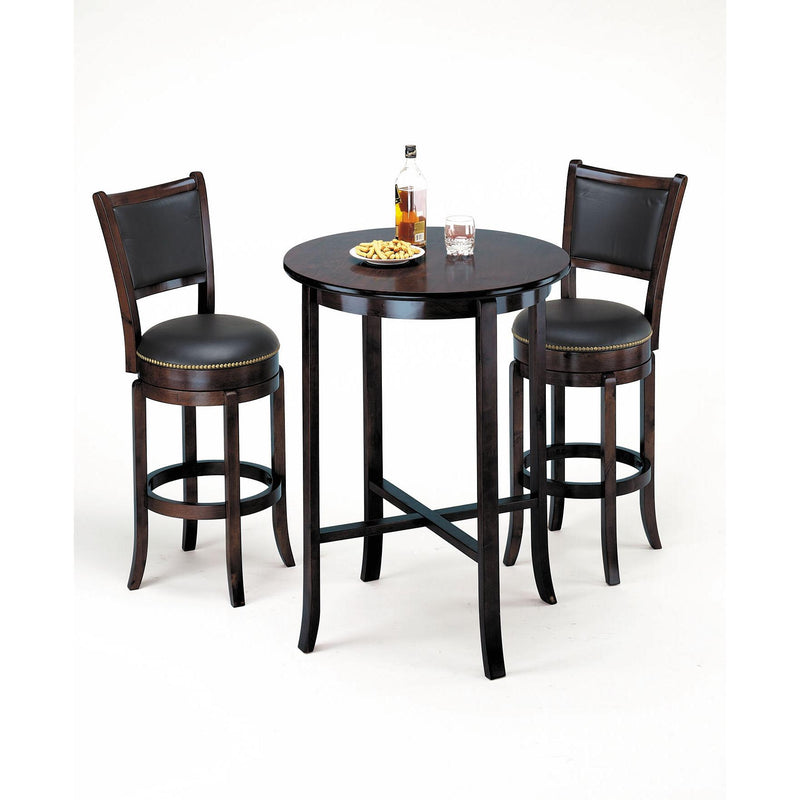 Acme Furniture Round Chelsea Pub Height Dining Table 07255 IMAGE 2