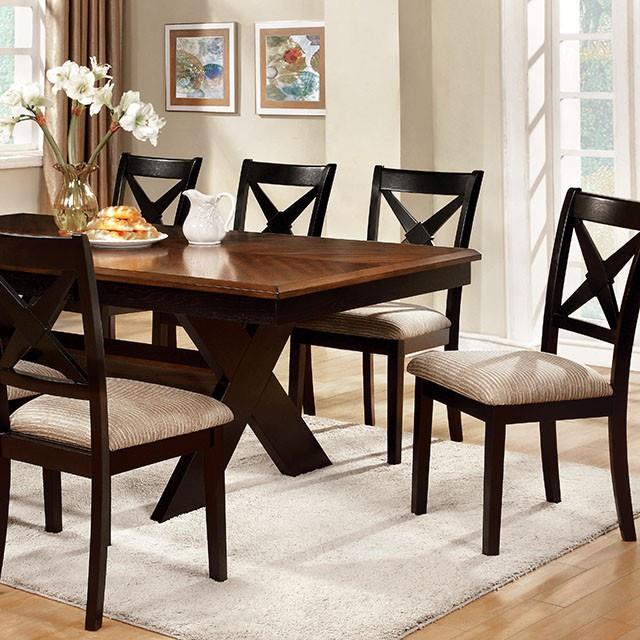 Furniture of America Liberta Dining Table with Trestle Base CM3776T-TABLE IMAGE 1