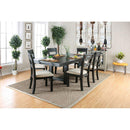 Furniture of America Thomaston I Dining Table with Trestle Base CM3543T-TABLE IMAGE 4
