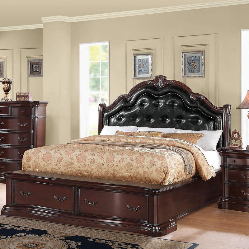 Acme Furniture Veradisia California King Upholstered Bed with Storage 20622CK IMAGE 2