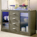 Furniture of America Luminar Server CM3559GY-SV IMAGE 1
