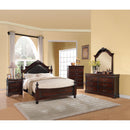 Acme Furniture Gwyneth King Upholstered Poster Bed 21877EK IMAGE 2