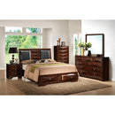 Acme Furniture Windsor King Upholstered Bed with Storage 21907EK IMAGE 2