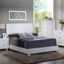 Acme Furniture Lorimar Queen Upholstered Platform Bed 22630AQ IMAGE 1