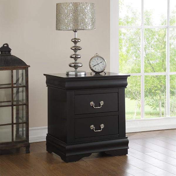 Acme Furniture Louis Philippe 2-Drawer Nightstand 23733 IMAGE 1