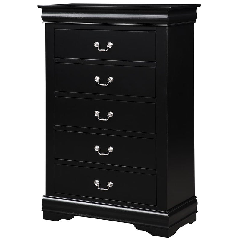 Acme Furniture Louis Philippe 5-Drawer Chest 23736 IMAGE 2