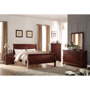 Acme Furniture Louis Philippe California King Sleigh Bed 23744CK-HF/23745CK-R IMAGE 2