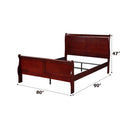 Acme Furniture Louis Philippe 23747EK EK Bed IMAGE 6