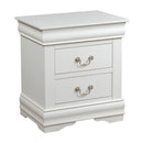 Acme Furniture Louis Philippe 2-Drawer Nightstand 23833 IMAGE 2