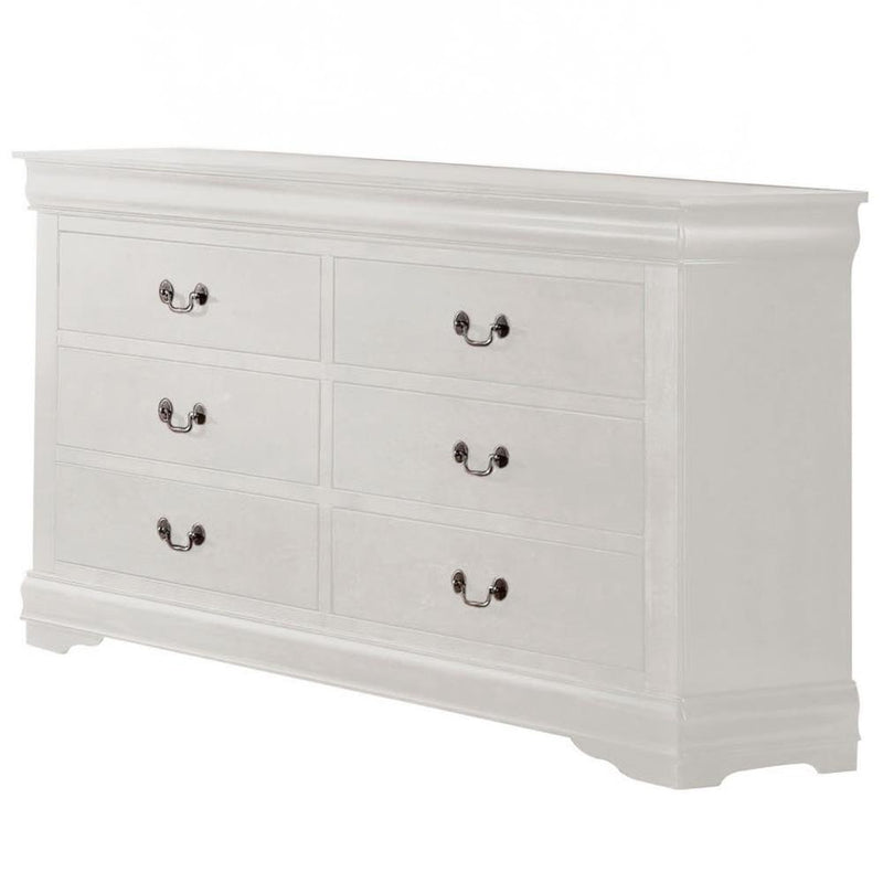 Acme Furniture Louis Philippe 6-Drawer Dresser 23835 IMAGE 2