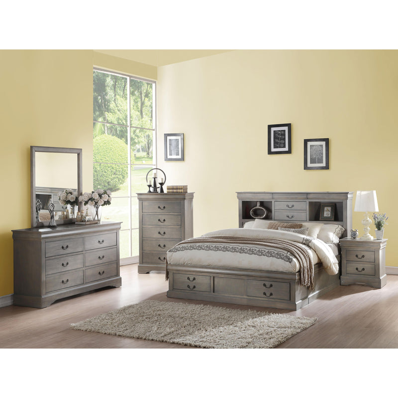 Acme Furniture Louis Philippe California King Bed with Storage 24354CK IMAGE 3