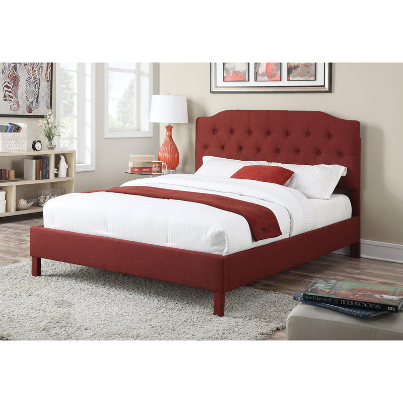 Acme Furniture Clive King Upholstered Platform Bed 24997EK IMAGE 1
