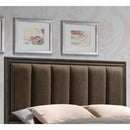 Acme Furniture Cyrille Queen Upholstered Panel Bed 25850Q IMAGE 2