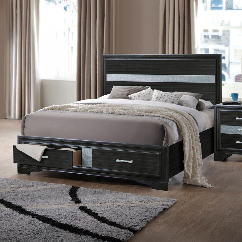 Acme Furniture Naima Queen Bed with Storage 25900Q IMAGE 1