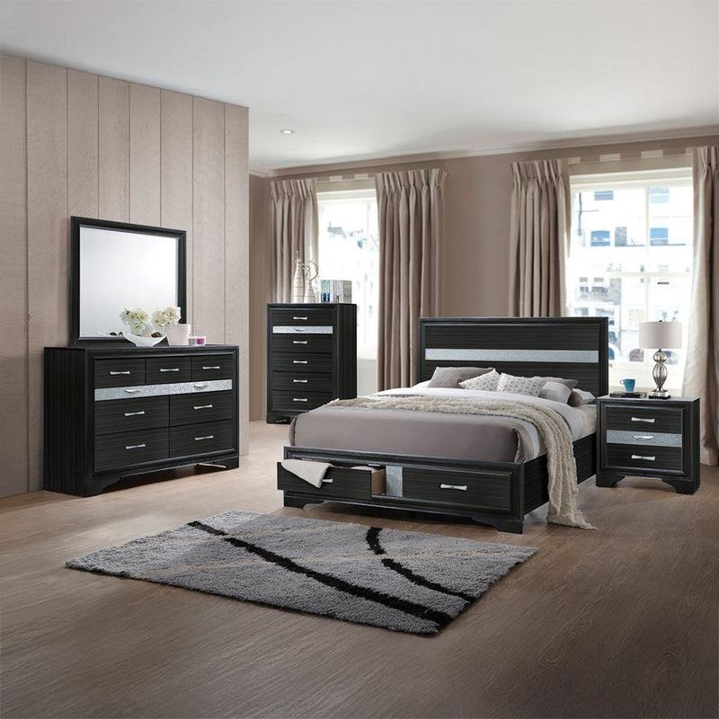 Acme Furniture Naima 25900Q Queen Bed with Storage IMAGE 9