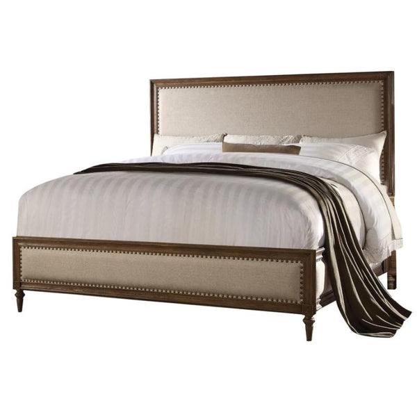 Acme Furniture Inverness Queen Upholstered Panel Bed 26080Q IMAGE 1