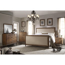 Acme Furniture Inverness Queen Upholstered Panel Bed 26091Q-HB/26090Q-FB/26092Q-R IMAGE 2