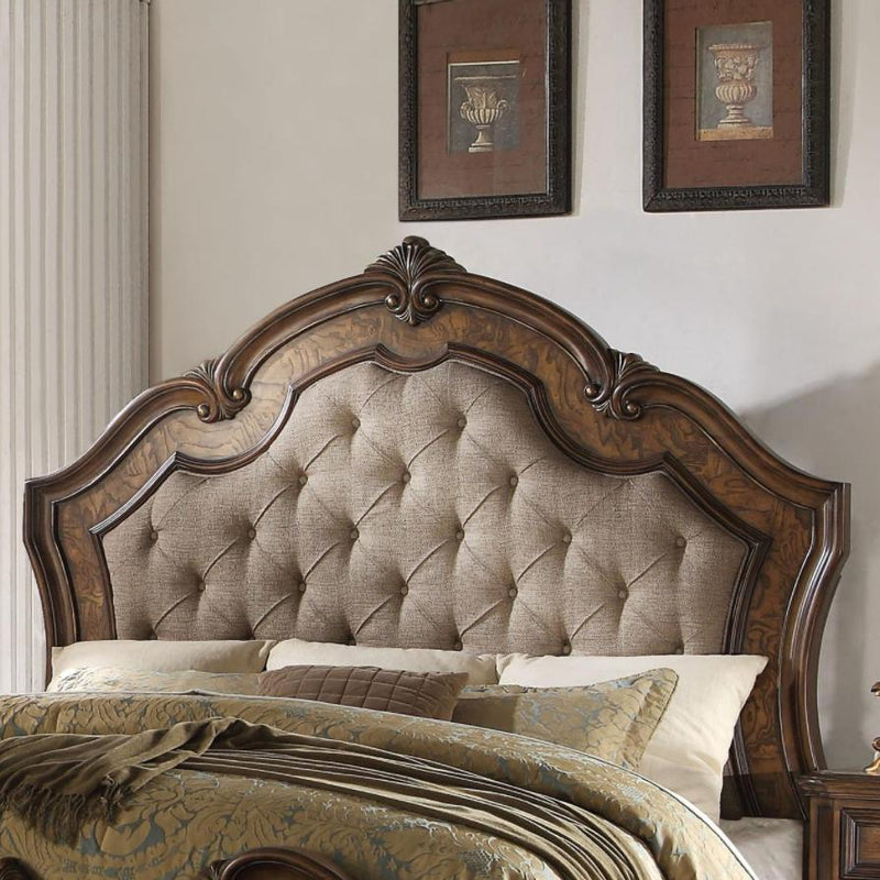 Acme Furniture Valletta King Upholstered Panel Bed 26168CK/EK-HB/26169CK/EK-FB/26167EK-R IMAGE 2