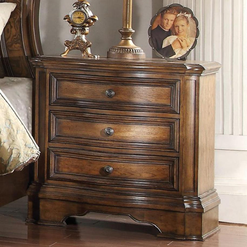 Acme Furniture Valletta 3-Drawer Nightstand 26173 IMAGE 1