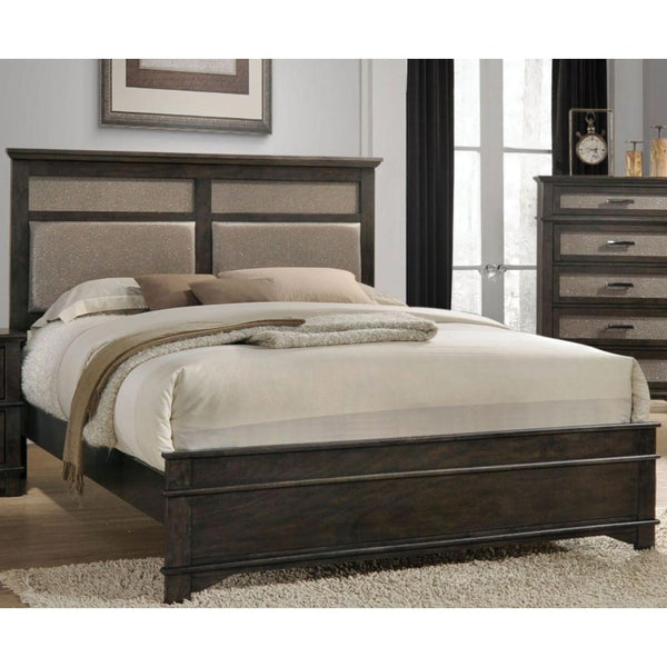 Acme Furniture Anatole Queen Upholstered Panel Bed 26280Q IMAGE 1